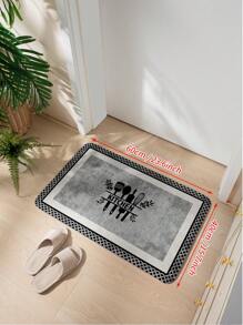 [Surdimensionné] 1 pièce Tapis de sol de cuisine - Tapis de cuisine anti-fatigue pour l'automne et l'hiver, confortable pour se tenir debout - Imperméable, facile à nettoyer, ensemble de tapis de cuisine épais antidérapants, convient pour la maison, le bureau, l'évier, la buanderie