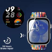 5 件装屏幕保护膜适用于华为 Watch FIT3 透明全保护非玻璃适用于华为 Watch Fit 3 智能手表配件 - 5PCS - 查看 5