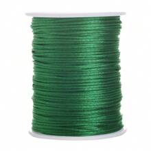 100m/Rolo Cordão Trançado de Nylon de 1,5mm para Nós Chineses, Acabamento, Fabricação de Joias, Pulseiras e Colares