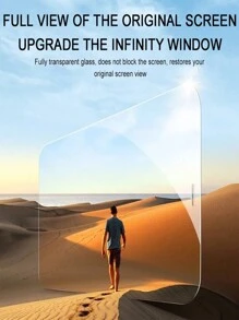 3 合 1 2 件钢化玻璃 + 1 件防震透明手机壳,兼容 Redmi 全覆盖易安装高清清晰、无气泡、防刮、防碎钢化玻璃屏幕保护膜超高清生日/复活节/总统日/圣诞节//家人/朋友/男孩/女朋友的礼物,适合生日、家人、朋友手机屏幕保护膜、手机配件 - 2Pcs GlassFilm+1PCS Phone Case - 查看 7