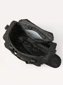 Bolso de viaje de gran capacidad con separación seca y húmeda, estampado de vaca, leopardo y cebra, para negocios, viajes, hospital, de nailon negro, organizador de viaje, ropa de aeropuerto, equipaje, ideas de regalo de Navidad para mujeres y niñas, regalos de Navidad para mamá, amiga, bolsa de gimnasio, bolsa deportiva, mochila para vacaciones, bolsa escolar, accesorios escolares