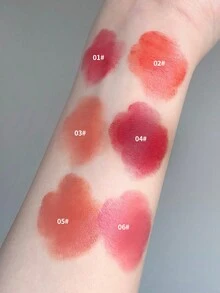 1 件装哑光唇膏，外观自然，持久，不干燥，亮泽，日常使用 - 玫瑰紅 - 查看 8