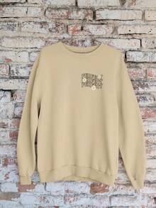 Blouse Sweatshirt Perfect Daisies Flower GOLA 1181 Fluxo FX - Màu Khaki - Xem 2