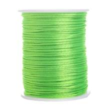 100m/Rolo Cordão Trançado de Nylon de 1,5mm para Nós Chineses, Acabamento, Fabricação de Joias, Pulseiras e Colares