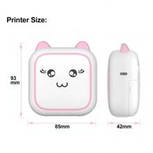 Mini Sticker Printer Doodle Dash Portable Thermal Printer Inkless Pocket Photo Printer For Learning Assistance, Scrapbook Supplies,Journal,Study Notes With 3Rolls Color Non-Adhesive Printing Paper - C25 Blue With 3 Rolls Color No-sticky Paper - View 6