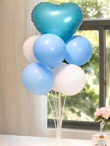 1 套气球拱门支架套件，可重复使用的气球支架，适用于餐桌、毕业典礼、性别揭秘派对、新娘送礼会、生日、婚礼、节日气球装饰 - 彩色 - 查看 3