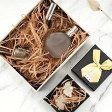 Confeti azul pizarra, adecuado para decoración de regalos - Neblina azul - Ver 5