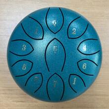 1pc 6-Inch 11-Tone Beginner Ethereal Drum, Self-Study Percussion Instrument, Christmas/Halloween Gift - Multicolor - View 11