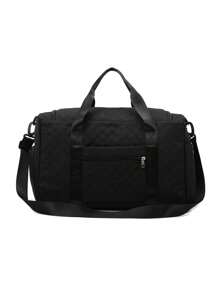 Bolso de viaje de gran capacidad con separación seca y húmeda, estampado de vaca, leopardo y cebra, para negocios, viajes, hospital, de nailon negro, organizador de viaje, ropa de aeropuerto, equipaje, ideas de regalo de Navidad para mujeres y niñas, regalos de Navidad para mamá, amiga, bolsa de gimnasio, bolsa deportiva, mochila para vacaciones, bolsa escolar, accesorios escolares
