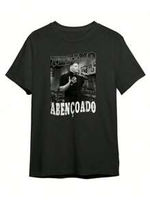 Basic T-Shirt Priest Fitness Gym  Workout Maromba Meme - 黑色 - 查看 3