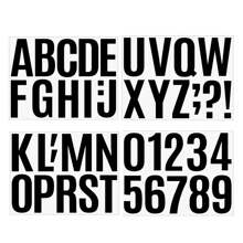 4/6 Stücke/Set wasserfeste Vinyl Buchstaben & Zahlen Aufkleber, 10 cm groß Groß- & Kleinbuchstaben, Symbole, Zahlen Aufkleber (Kombi 12 Stücke Schwarz + Weiß), für Schuldekoration, Heimdekoration, Briefkasten, Regale, Beschriftung, verwendbar auf Briefkasten, Fahrrad, Auto, Fenster, Tür, Schilder, Adresszahlen, Fahrzeug, Heimdekoration, Schulsachen