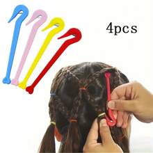 4 piezas Cortador de ligas de cabello, herramienta desechable de corte de gomas elásticas, separador de lazos elásticos para quitar ligas de cabello - Multicolor - Ver 1