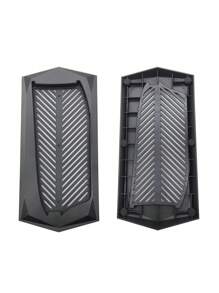 1 pieza Consola de juegos PlayStation 5 Slim versión con unidad óptica, accesorio de base de soporte para enfriamiento, soporte vertical delgado - Negro - Ver 4