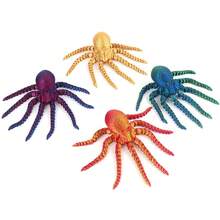 Ingooood 1pc 3D Printed Giant Deep-Sea Octopus Toy, Movable Tentacles, Funny Prank Gift For Teens - Multicolor - View 3