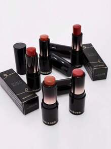 1 件装哑光唇膏，外观自然，持久，不干燥，亮泽，日常使用 - 玫瑰紅 - 查看 5