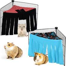 1 pieza Escondite de esquina de bosque para conejillos de Indias, hurones, chinchillas, erizos, conejos enanos y otras mascotas pequeñas - Accesorios y juguetes - Multicolor - Ver 12