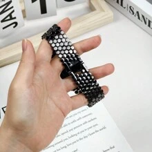 22 毫米不锈钢表带兼容 Redmi Watch 4 表带腕带兼容小米手环 8 Pro Miband 可调节金属表带 Correas - for Watch4/8Pro - 查看 5