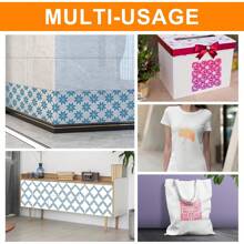 16 Painting Stencils Set For Craft, 7.9" Geometric Art Template For Painting Wood Wall Furniture Canvas Scrapbooking DIY, Reusable Paint Supplies Home Decor - 20cm/7.9inch - View 7