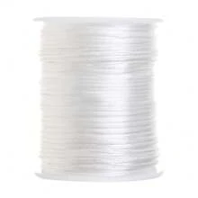 100m/Rolo Cordão Trançado de Nylon de 1,5mm para Nós Chineses, Acabamento, Fabricação de Joias, Pulseiras e Colares