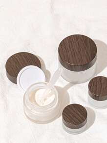 1 件装乳液可再填充玻璃瓶储存眼霜密封分配器面膜化妆品罐容器 - 彩色 - 查看 5