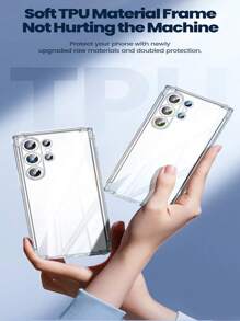 3 合 1 2 件钢化玻璃 + 1 件防震透明手机壳,兼容 Redmi 全覆盖易安装高清清晰、无气泡、防刮、防碎钢化玻璃屏幕保护膜超高清生日/复活节/总统日/圣诞节//家人/朋友/男孩/女朋友的礼物,适合生日、家人、朋友手机屏幕保护膜、手机配件 - 2Pcs GlassFilm+1PCS Phone Case - 查看 3