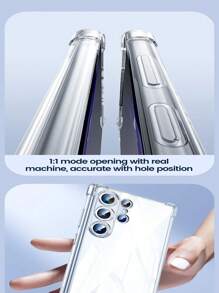 3 合 1 2 件钢化玻璃 + 1 件防震透明手机壳,兼容 Redmi 全覆盖易安装高清清晰、无气泡、防刮、防碎钢化玻璃屏幕保护膜超高清生日/复活节/总统日/圣诞节//家人/朋友/男孩/女朋友的礼物,适合生日、家人、朋友手机屏幕保护膜、手机配件 - 2Pcs GlassFilm+1PCS Phone Case - 查看 6