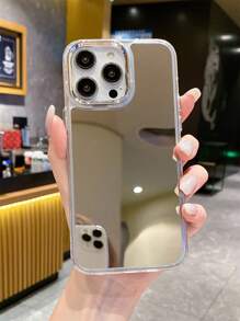 奢华银色镜面手机壳适用于 16/16 Pro / 16 Plus / 16 Pro Max - 銀色 - 查看 5