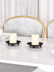 1 件金盘烛台装饰，适合斋月、复活节、情人节、婚礼季节，适合 LED 和蜡烛、水疗、浴室、婚礼、家居装饰