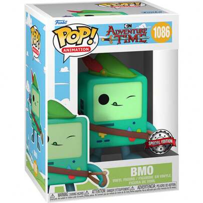  FIGURA POP ADVENTURE TIME BMO EXCLUSIVE - Funko Pop Coleccionable de Edición Limitada - Funko Pop Diseño detallado y Realista - Funko Pop Ideal para Regalo - Funko Pop Gran Variedad de Personajes