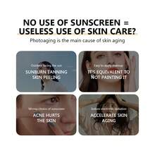 Kem chống nắng làm trắng da 30g, chống thấm nước và mồ hôi, bảo vệ khỏi tia UV, tươi mát, không nhờn, dùng khi đi du lịch mùa hè, chăm sóc da di động cho các hoạt động ngoài trời, chăm sóc da mặt, kem chống nắng cho phụ nữ, mọi loại da - màu xanh lá - Xem 3