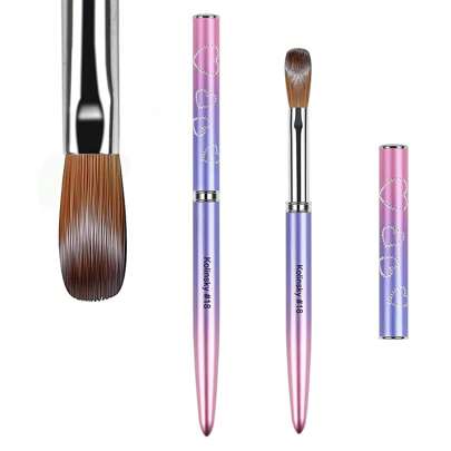 #8-#18 Gradient Kolinsky Acryl Nagelbürste