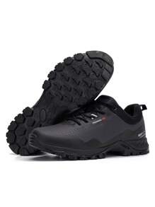 baasploa 2025 New Men's Waterproof Non-Slip Hiking Boots, Plus-Size Outdoor Hiking Shoes, High-Quality Rubber Hiking Shoes