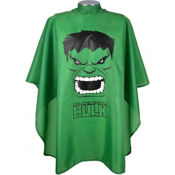 Capa Infantil de Corte p/ Barbeiros e Cabeleireiros em cetin com Zíper