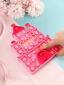 1 st. Pop Bubble Fidget Sensorisch Speelgoed, Kleurrijk Stressverlichtend Siliconen Drukverlichtend Angst Speelgoed Voor Verjaardag Valentijnsdag Kerstcadeau