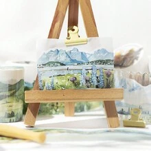 1 Roll Removable 4 Season Landscape Decoration Scrapbooking DIY Sticker Tape For Journal, Album - Multicolor - View 3