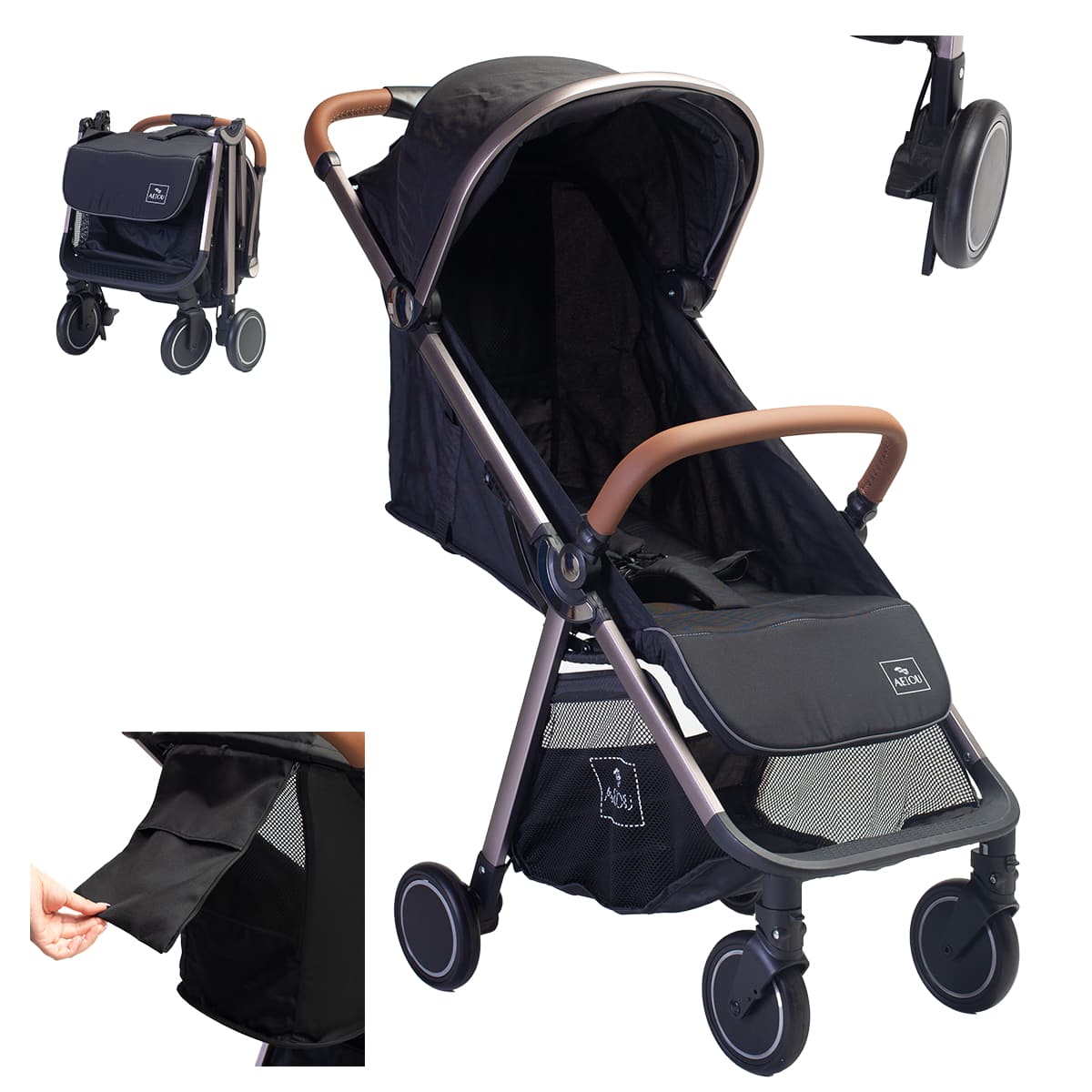 Baby Strollers - Schwarz - Übersicht 1