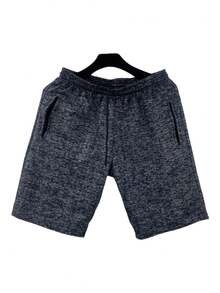 KIT 2 Adult Men's Sweatshirt Shorts With Zipper Bags - 灰色 - 查看 4