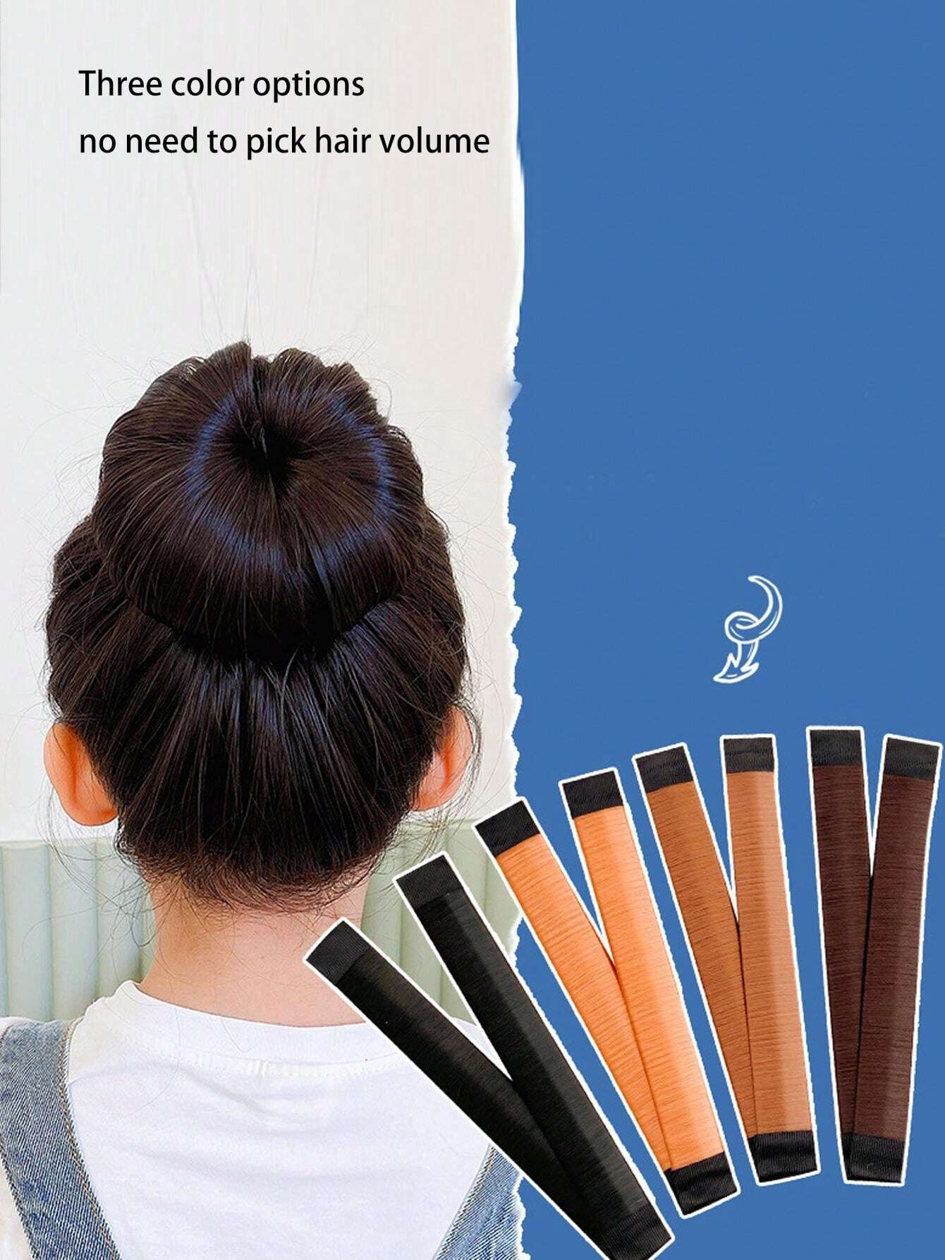 Girls Bun Maker DIY Girls French Bun Snap Curl Bun Tool Twist Donut Bun