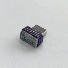 1 件钻石 USB LED 汽车氛围灯 LED 7 色夜灯，即插即用汽车内饰装饰灯 - 彩色 - 查看 18