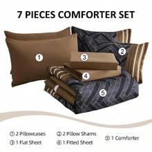 Conjuntos de Edredones - Marrón - Ver 8
