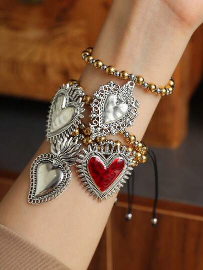 1 قطعة تصميم إبداعي أنيق وفاخر وراقي قلادة قطرة زيت من الفولاذ المقاوم للصدأ مع سوار مخرز منسوج هدية مجوهرات للنساء مناسبة لعيد الأم ، عيد الحب ، التجمعات اليومية ، المواعيد ، الهدايا ، الحفلات ، العطلات ، عطلات الصيف على الشاطئ. سوار قابل للتعديل