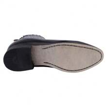 Fratello Shoe Store Fratello botín color negro para hombre, botín vaquero para hombre 0045 - Negro - Ver 5