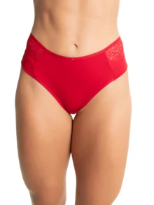 Palla Wide Thong With Double Thread Lace - Đỏ - Xem 1