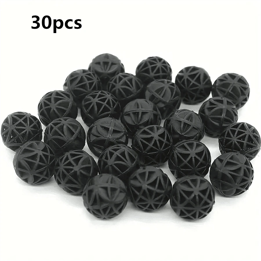 10/30 Chiếc Bể Cá Sinh Hóa Bóng Bể Cá Chất Liệu Lọc Bể Cá Sinh Hóa Lọc, Lọc Nước Sạch - màu đen - Xem 1