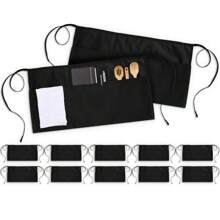 1 Stück, Taillenschürze mit 3 Taschen halbe Schürze Kellner Kleidung Schürze Küche Kochen Restaurant Café Taverne Kellnerschürze, kurze Schürze Taillenschürze mit 3 Taschen