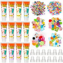 1Pc/12Pcs 15ml/50ml DIY Phone Case Kit Whipped Cream Glue Kit Include 12Pcs Simulation Cream Glue With Nozzle - Multicolor - View 8