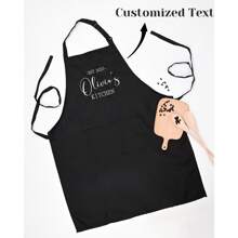 Personalized Apron, Embroidered Apron, Name Apron, Customized Name Apron, Personalized Apron, Chef Apron, Mom Apron, Baking Apron, Baking Gift, Chef Gift, Personalized Bar Apron, Canvas Work Apron With Pockets, Customized Gift For Men, Embroidered Kitchen Apron, BBQ Apron, Bartender Apron, Personalized Apron, Personalized Apron, Customized Apron, Personalized Custom Apron, Women's Personalized Apron - Multicolor - View 2