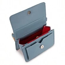 Le Boy Women's Lap Bag Elegant Modern Casual Fashion Luxury Hand Bag - 藍色 - 查看 2