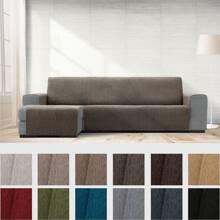 Ecommerc3 Chaise Longue Sofa Cover Left Arm Backrest 280 Cm - Chaise Longue Sofa Cover With Pockets 100% Made In Spain - Coffee Brown - View 6