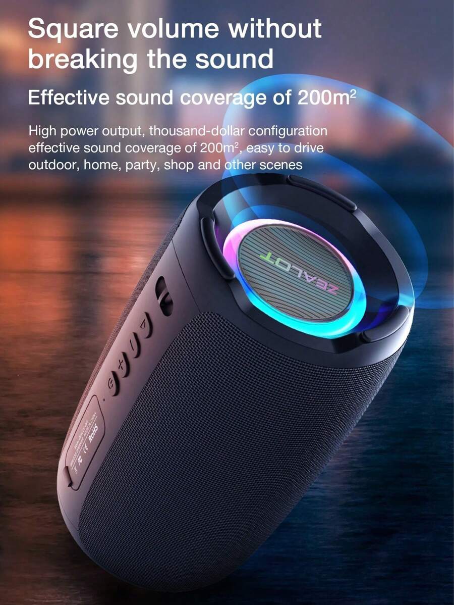 ZEALOT ZEALOT Wireless Speaker IPX7 Waterproof Wireless Speaker With